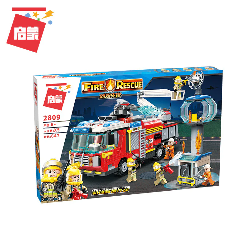 Fire Pioneer: Airport Rescue 启蒙 QMAN/ENLIGHTEN/Keeppley 2809 image 5