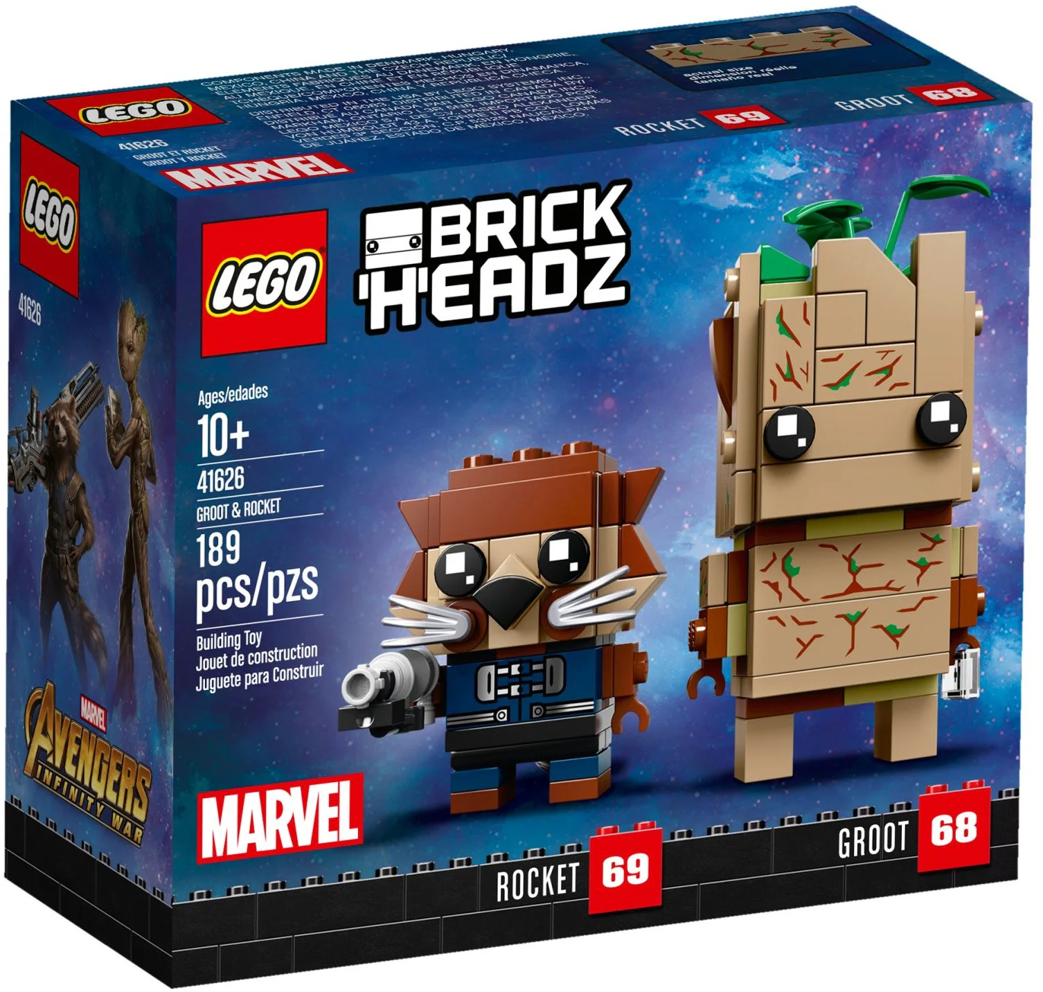 Square Head: Groot and Rocket Raccoon 乐高 LEGO 41626 image 2