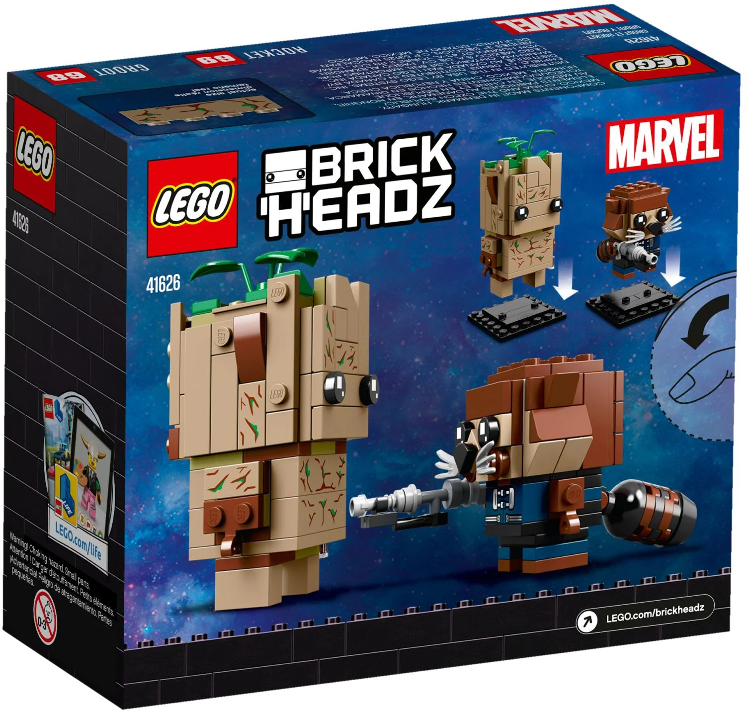 Square Head: Groot and Rocket Raccoon 乐高 LEGO 41626 image 3
