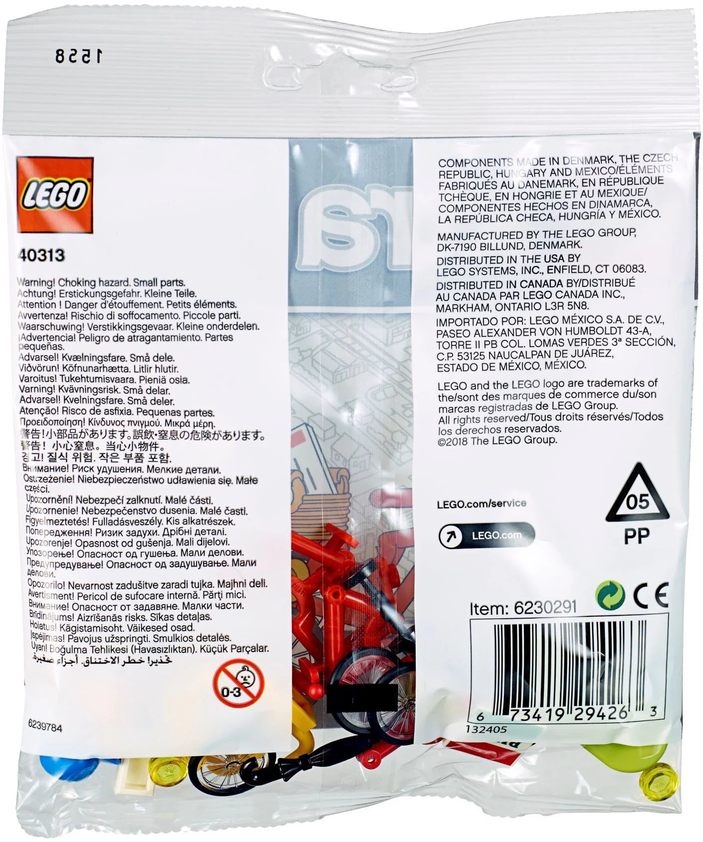 Self-bicycle set. 乐高 LEGO 40313 image 2