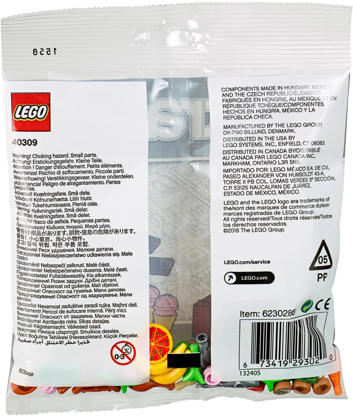 Xtra: Food kits 乐高 LEGO 40309 image 2