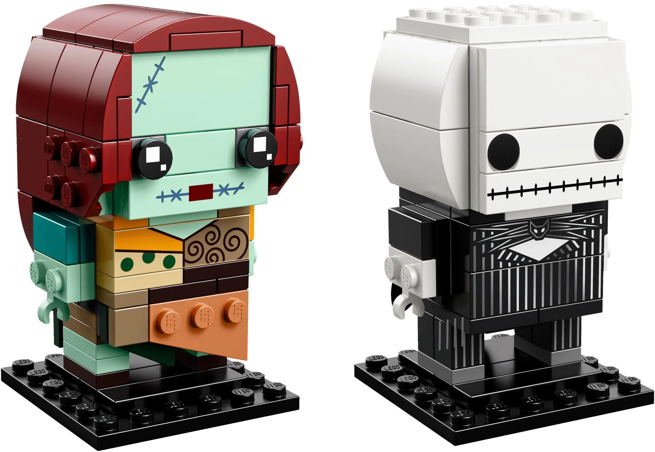 Square Head: Disney: King of Pumpkin Skull Jack and Sally 乐高 LEGO 41630