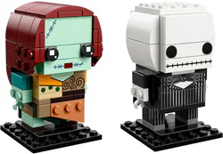 Square Head: Disney: King of Pumpkin Skull Jack and Sally
