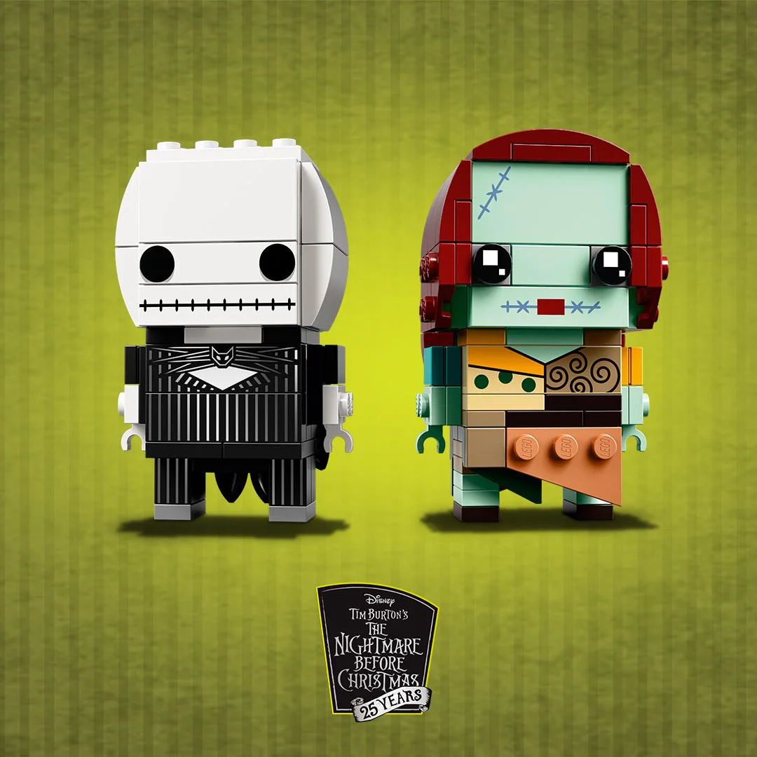 Square Head: Disney: King of Pumpkin Skull Jack and Sally 乐高 LEGO 41630 image 1