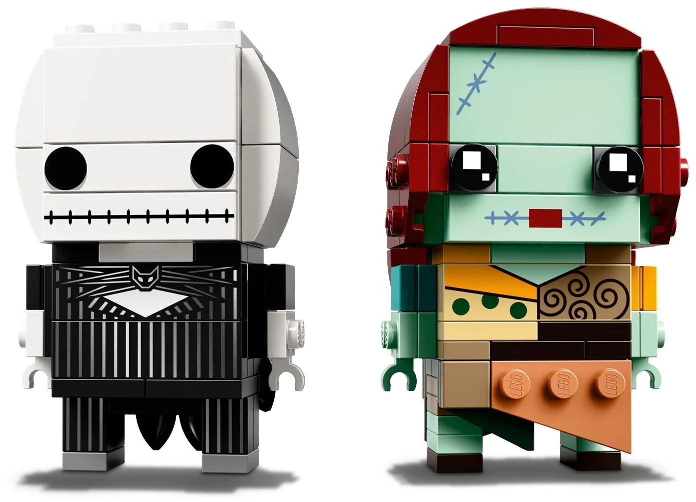 Square Head: Disney: King of Pumpkin Skull Jack and Sally 乐高 LEGO 41630 image 3