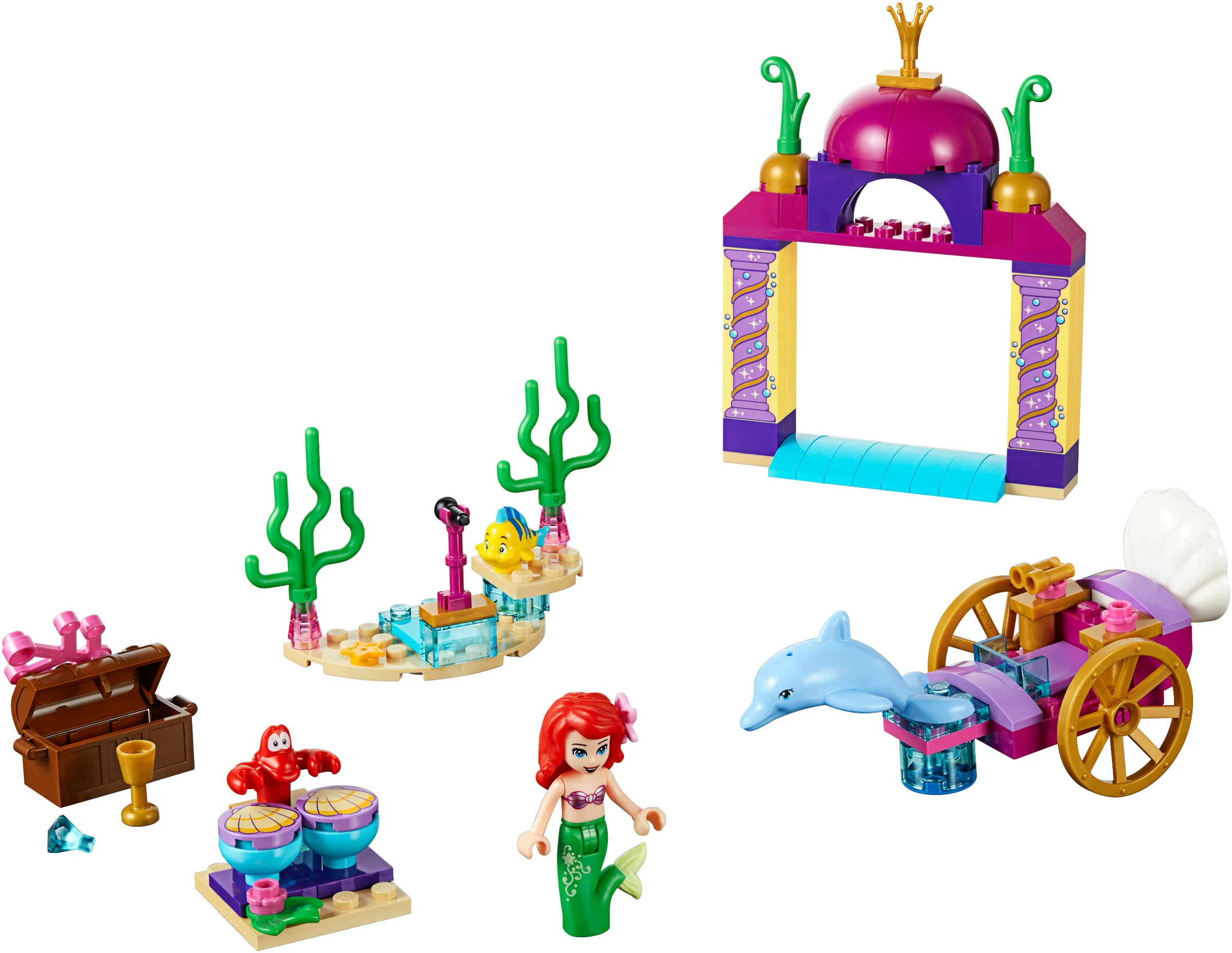 Little puzzler: Princess Disney: Princess Ariel's Subsea Concert 乐高 LEGO 10765