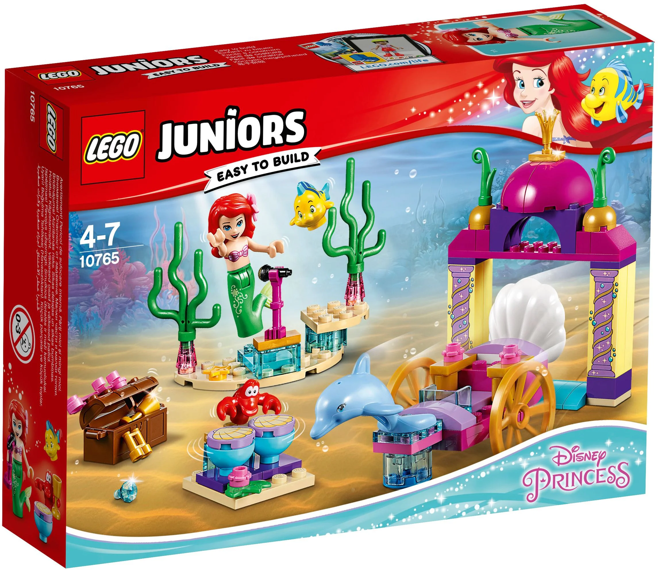 Little puzzler: Princess Disney: Princess Ariel's Subsea Concert 乐高 LEGO 10765 image 2