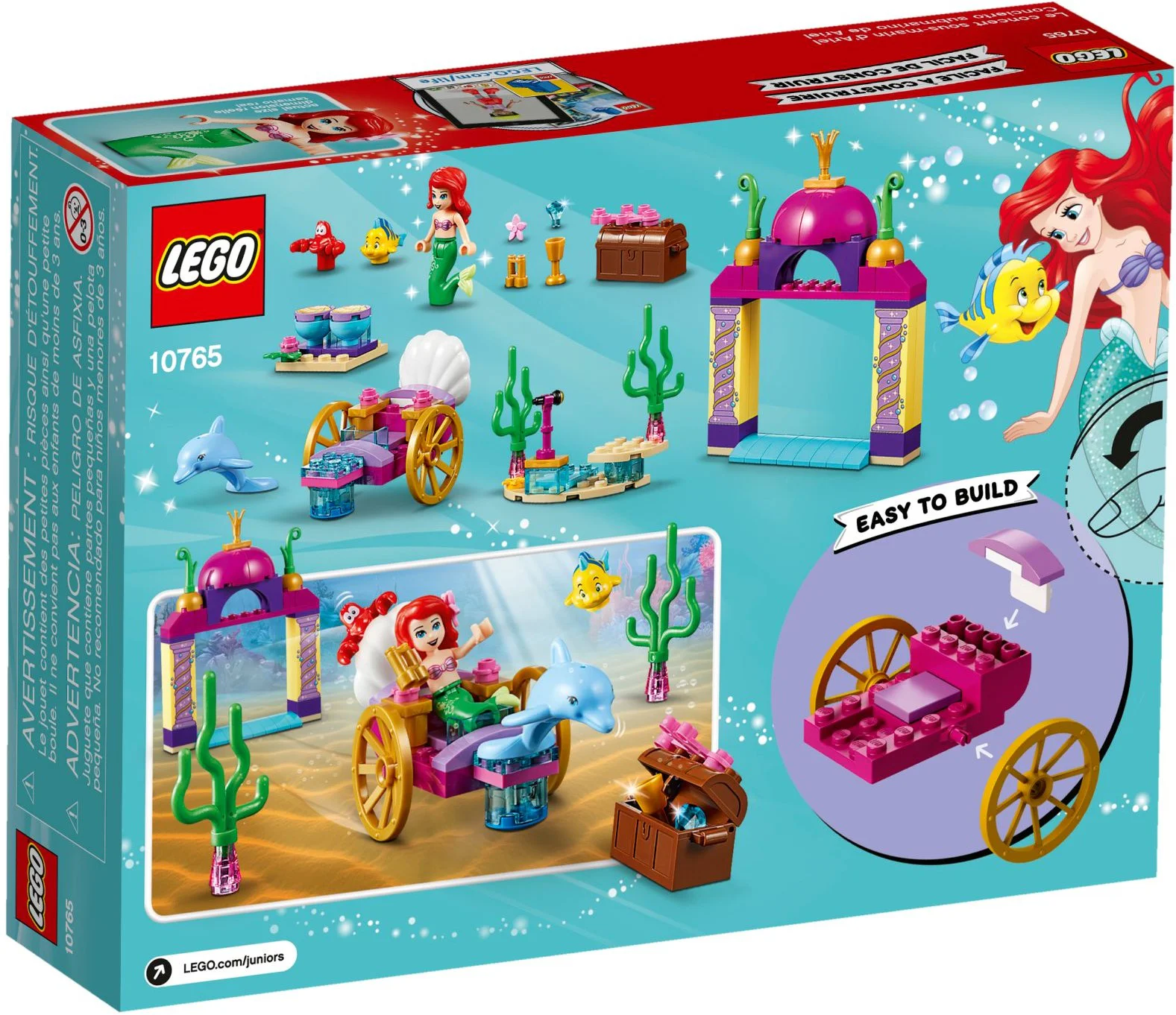 Little puzzler: Princess Disney: Princess Ariel's Subsea Concert 乐高 LEGO 10765 image 3