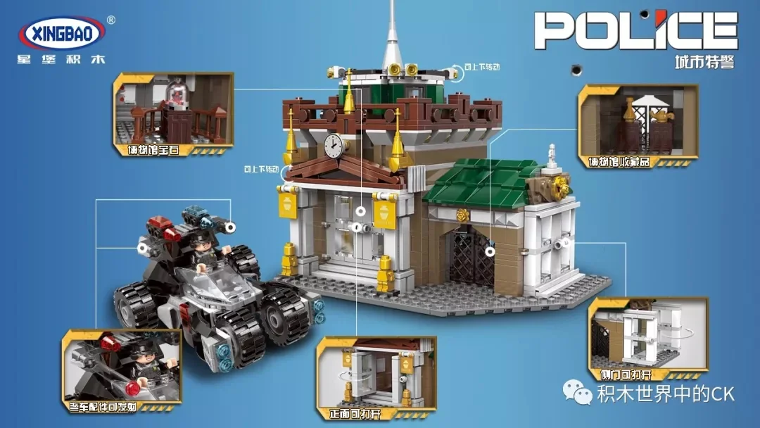 City police: museum robbers 星堡 XINGBAO XB-10003 image 1