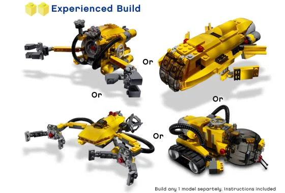 Submarine Exploration Vessel 乐高 LEGO 4888 image 2