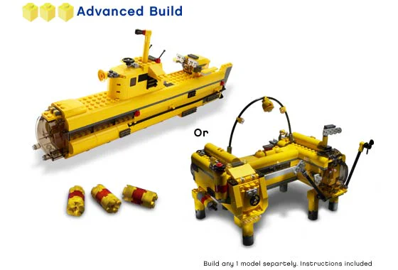 Submarine Exploration Vessel 乐高 LEGO 4888 image 3