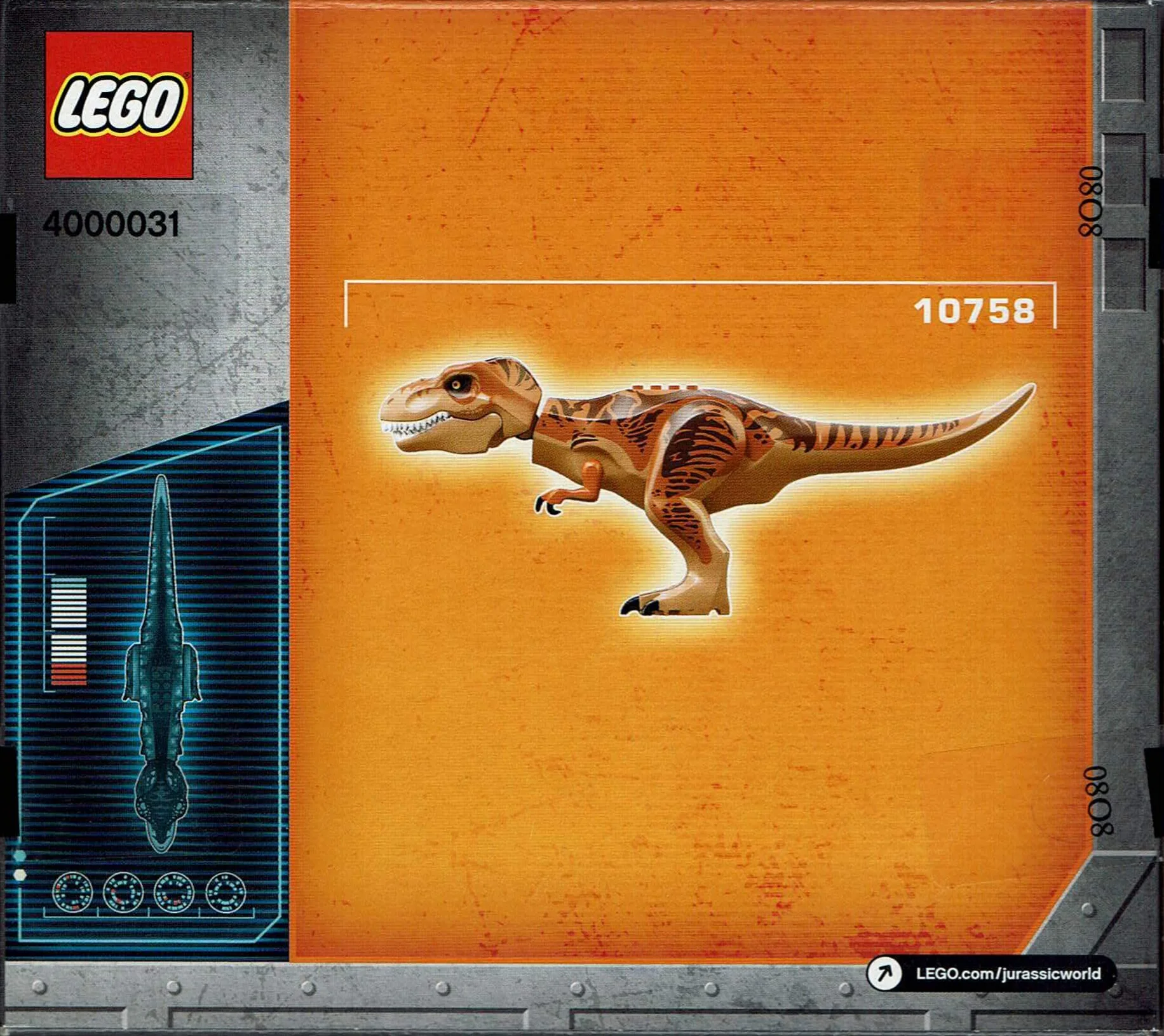 Jurassic World: Dragons are packaged alone 乐高 LEGO 4000031 image 2