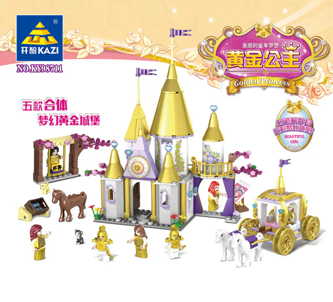 The Golden Princess: Dream Gold Castle KAZI/GBL KY98711