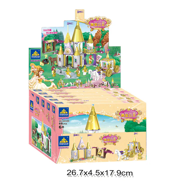 The Golden Princess: Dream Gold Castle KAZI/GBL KY98711 image 1