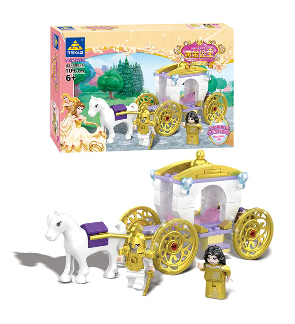 The Golden Princess: Dream Gold Castle KAZI/GBL KY98711 image 3