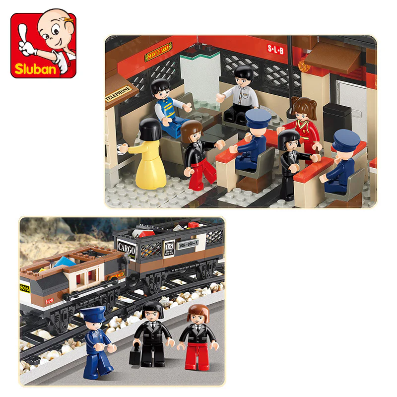 Century Train Station: Alliance of Explorers 小鲁班 Sluban M38-B0236 image 2