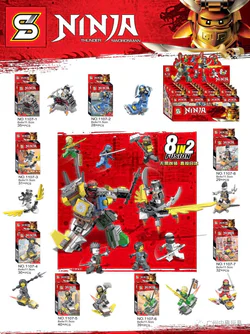 Ninja Warrior Junior 8 packs, 8in2 Fusion.