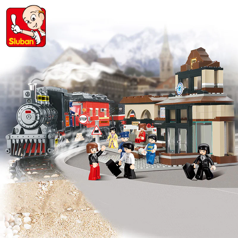 Century Train Station: Alliance of Explorers 小鲁班 Sluban M38-B0236 image 4