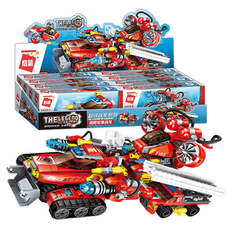 Quick rescue vehicle, straight-to-eight, Super Combat Series 8 启蒙 QMAN/ENLIGHTEN/Keeppley 1410-8 image 3