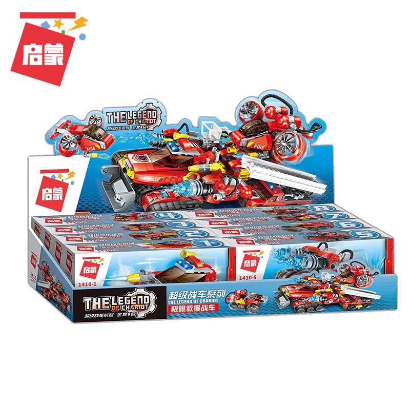 Quick rescue vehicle, straight-to-eight, Super Combat Series 8 启蒙 QMAN/ENLIGHTEN/Keeppley 1410-8 image 14