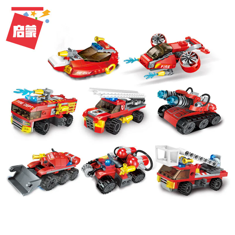 Quick rescue vehicle, straight-to-eight, Super Combat Series 8 启蒙 QMAN/ENLIGHTEN/Keeppley 1410-8 image 24