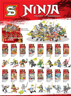 Mirage Ninja Series 16 different guys