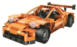 High-tech assembly: sports car