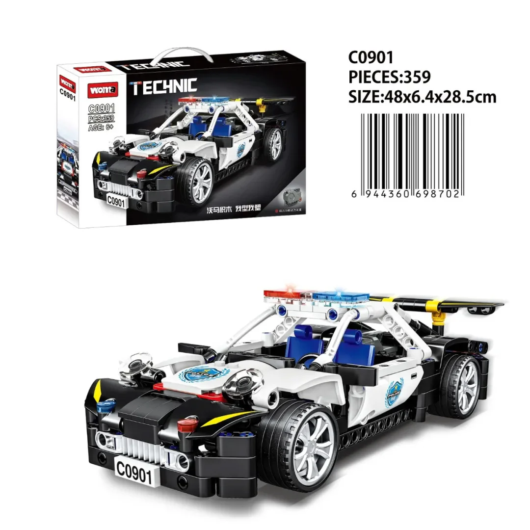 High-tech assembly: sports car 沃马动漫 WOMA C0901 image 2