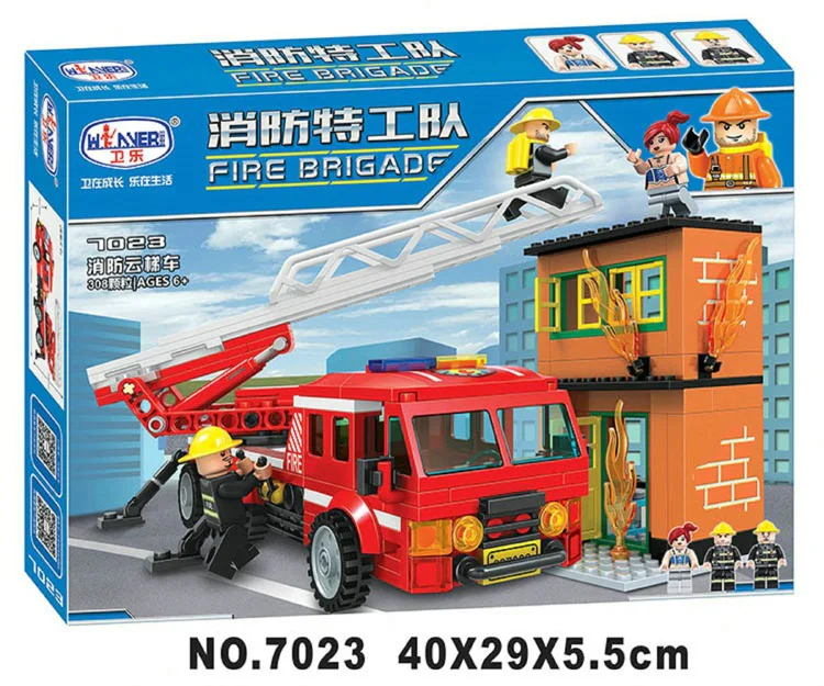 Fire Fighting Special Task Force: Fire Ladder Truck iBLOCK PL-920-127