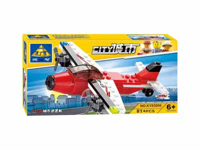 CITY CITY: P-13 CITY PATROL AIRCRAFT 开智 KAZI/高博乐 GBL KY85006 image 1