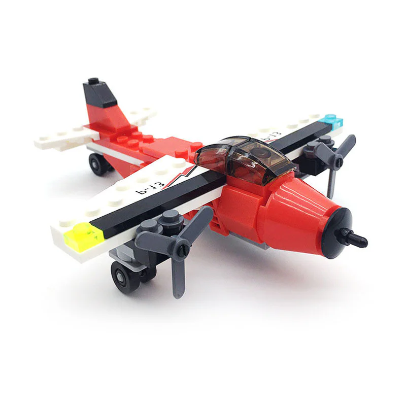 CITY CITY: P-13 CITY PATROL AIRCRAFT 开智 KAZI/高博乐 GBL KY85006 image 2