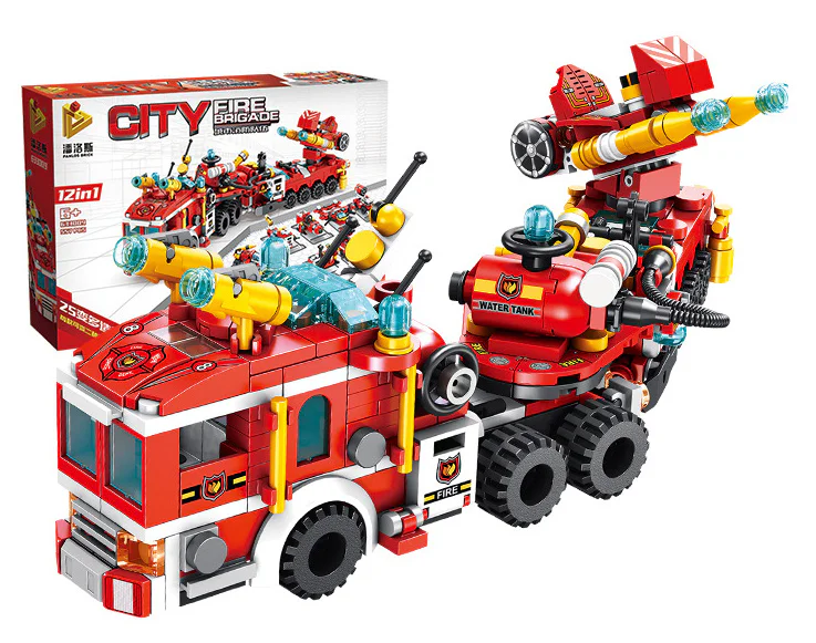 urban fire brigade 12in1 潘洛斯 PANLOSBRICK 633009 image 2