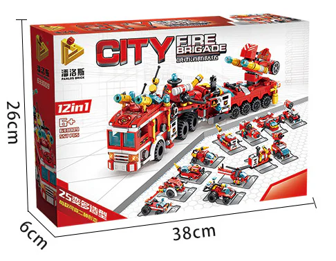 urban fire brigade 12in1 潘洛斯 PANLOSBRICK 633009 image 3