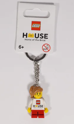 LEGO Home Girl Keychain
