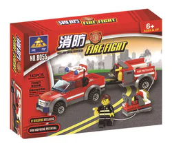 Firefighter: manual spray fire truck