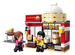 Vibrant City: Joyful Breakfast Bao Shop