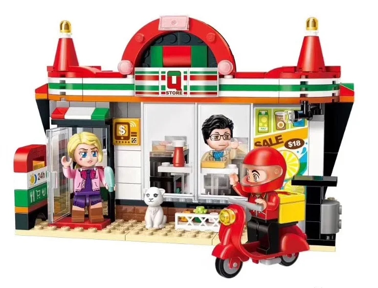 Towns: convenience stores 启蒙 QMAN/ENLIGHTEN/Keeppley 1133