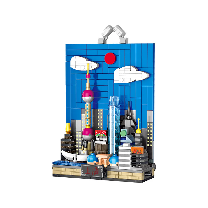 City microcosm: Shanghai at noon 潘洛斯 PANLOSBRICK 656002