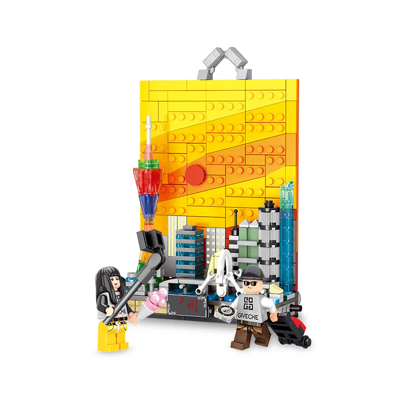 City microcosm: Guangzhou in the evening 潘洛斯 PANLOSBRICK 656003