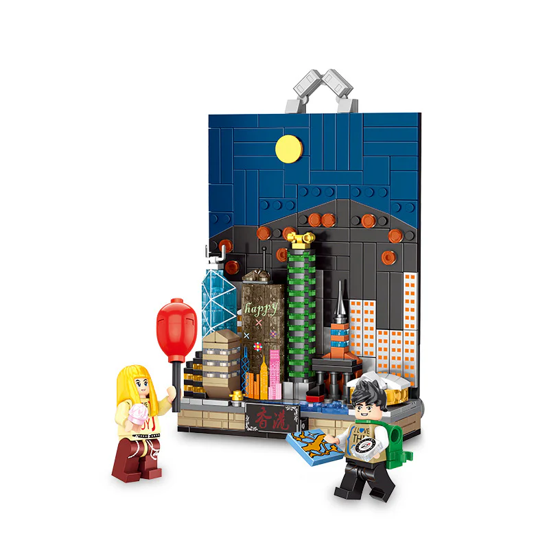 City microcosm: Hong Kong at night 潘洛斯 PANLOSBRICK 656004