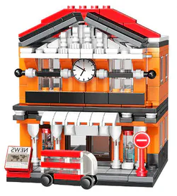 City street view: railway station