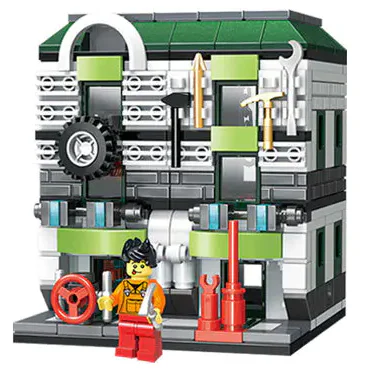 City street view: auto shop 潘洛斯 PANLOSBRICK 657014
