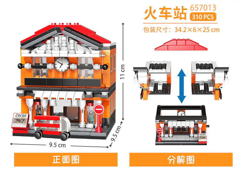 City street view: railway station 潘洛斯 PANLOSBRICK 657013 image 1