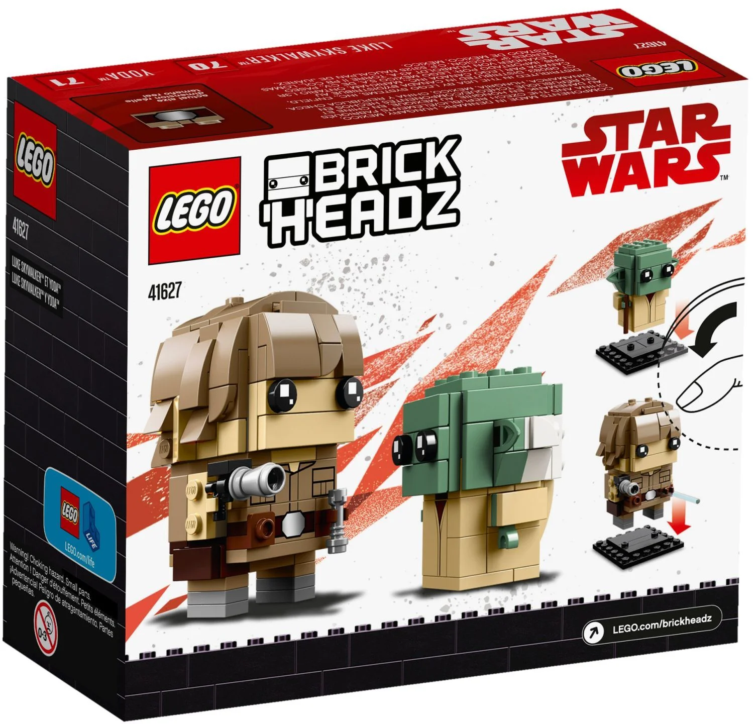 Flanc: Star Wars: Luke and Yoda 乐高 LEGO 41627 image 4