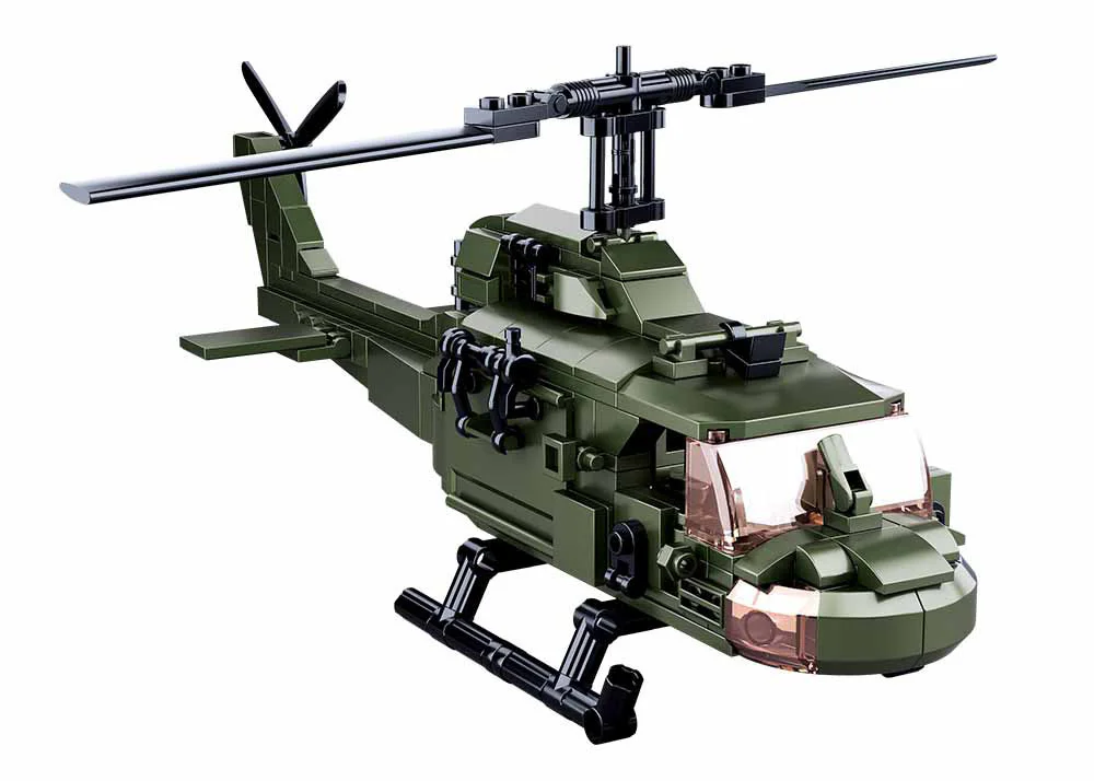 Alien Battle Iron Blood: Iron Blood Fighter Helicopter 小鲁班 Sluban M38-B0719A image 6