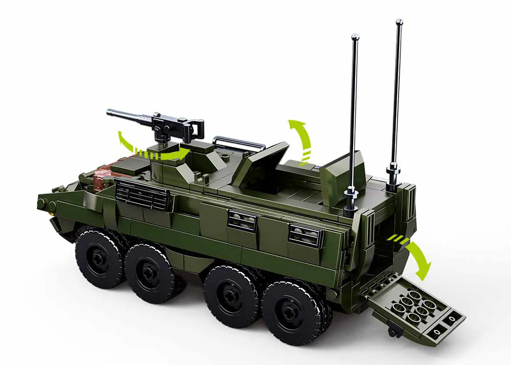 Orthodox Iron Blood Fighter: Iron Blood Fighter Armoured Vehicle 小鲁班 Sluban M38-B0719B image 6
