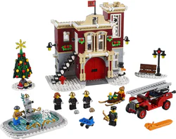 Winter Village Fire Station
