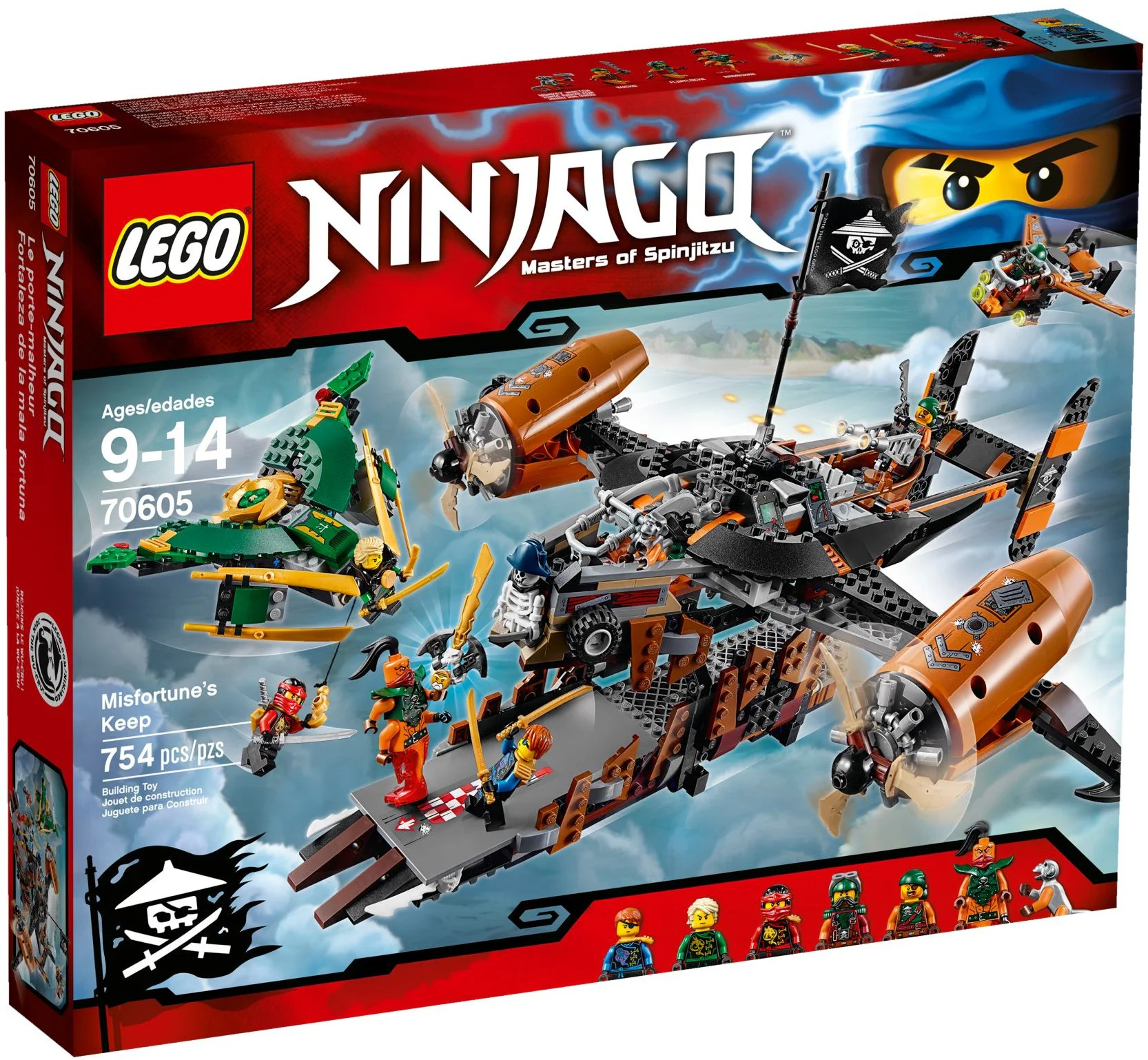 Flying Pirate Fortress: Calamity Bastion No. 10462 image 1
