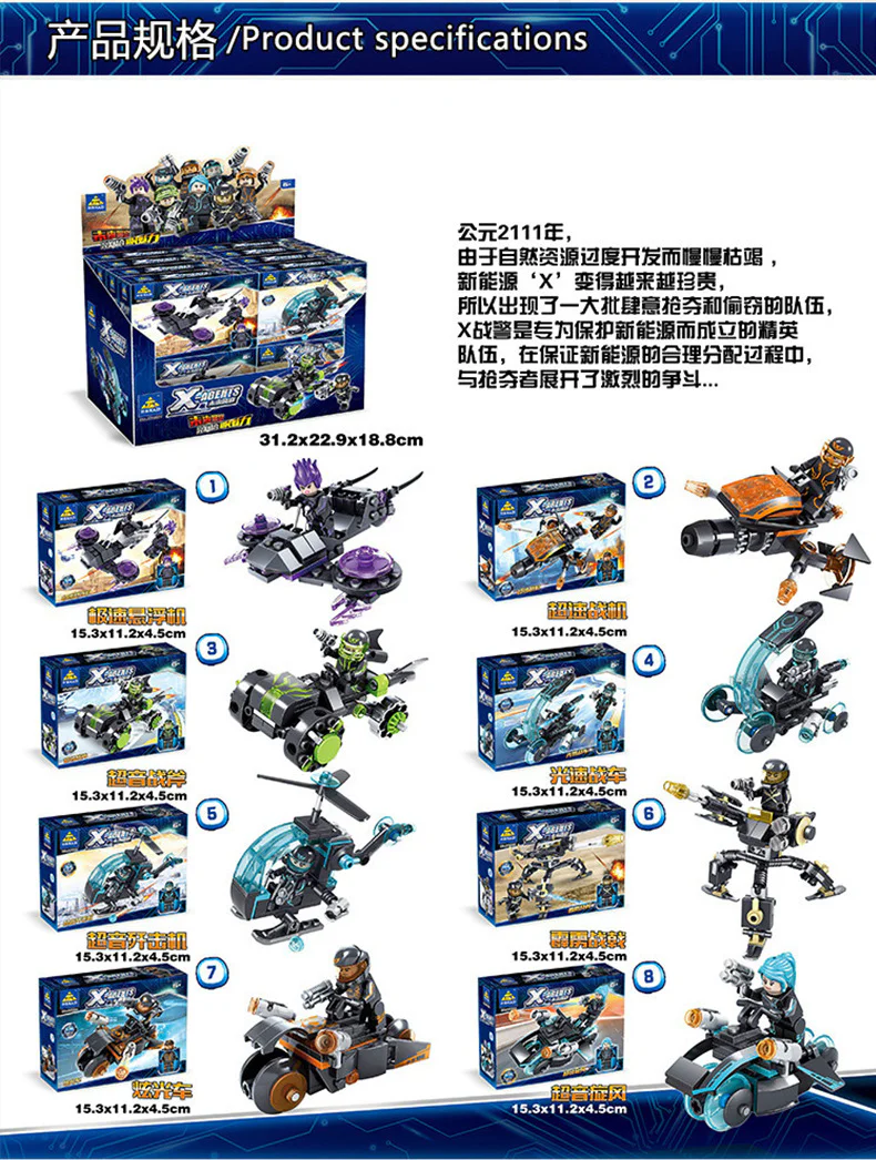 Future police: equipment: 8 开智 KAZI/高博乐 GBL KY6601-4 image 121