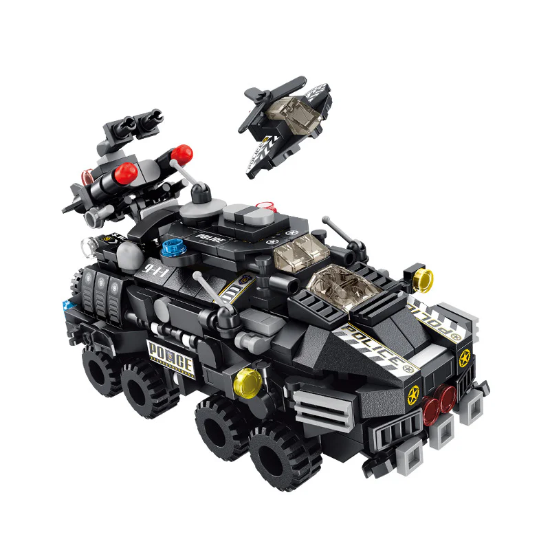 swat armoured vehicle 12in1 潘洛斯 PANLOSBRICK 633010